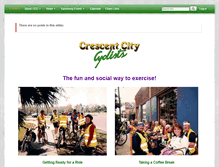 Tablet Screenshot of crescentcitycyclists.org